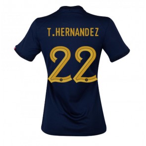 Francuska Theo Hernandez #22 Domaci Dres za Ženska SP 2022 Kratak Rukavima